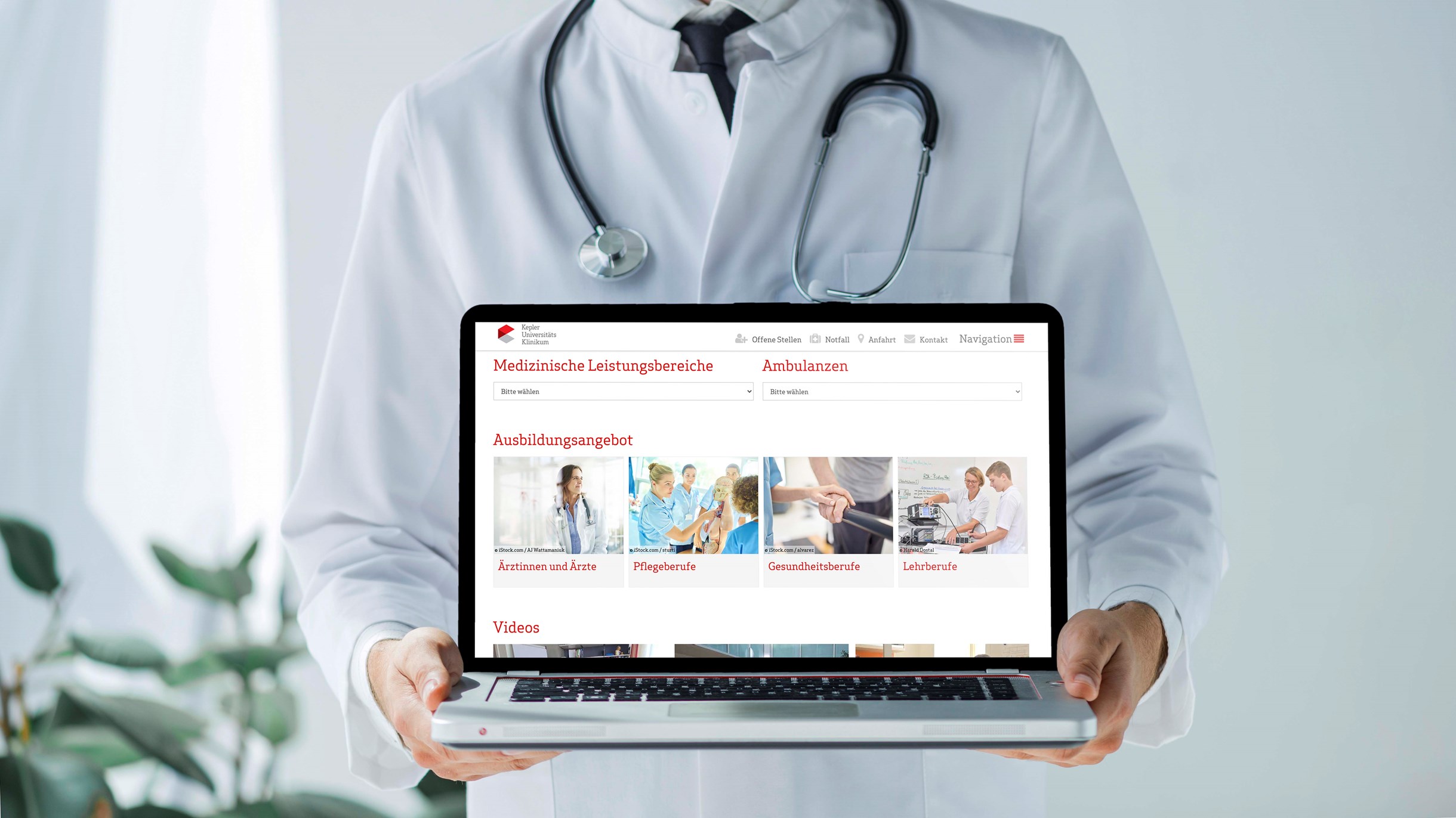 Klinik Webportal